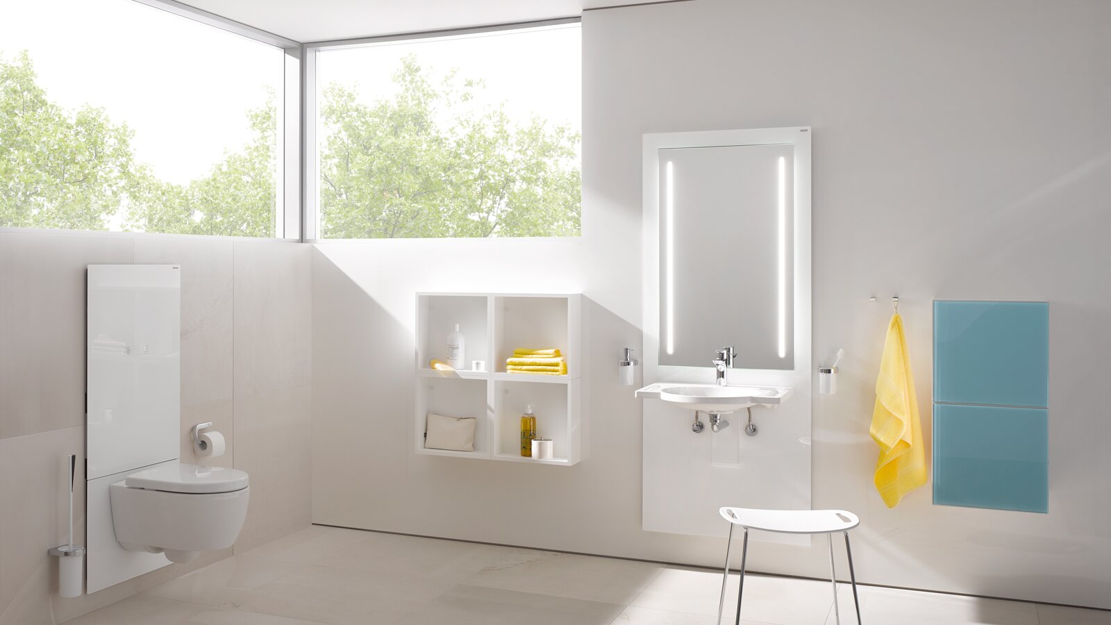 HEWI Home in S50 Simple bathroom